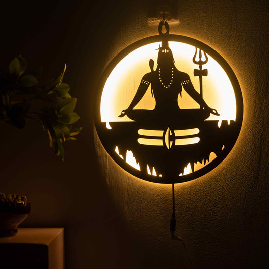 Mahadev - Shiva LED Wall Decor Light - Small