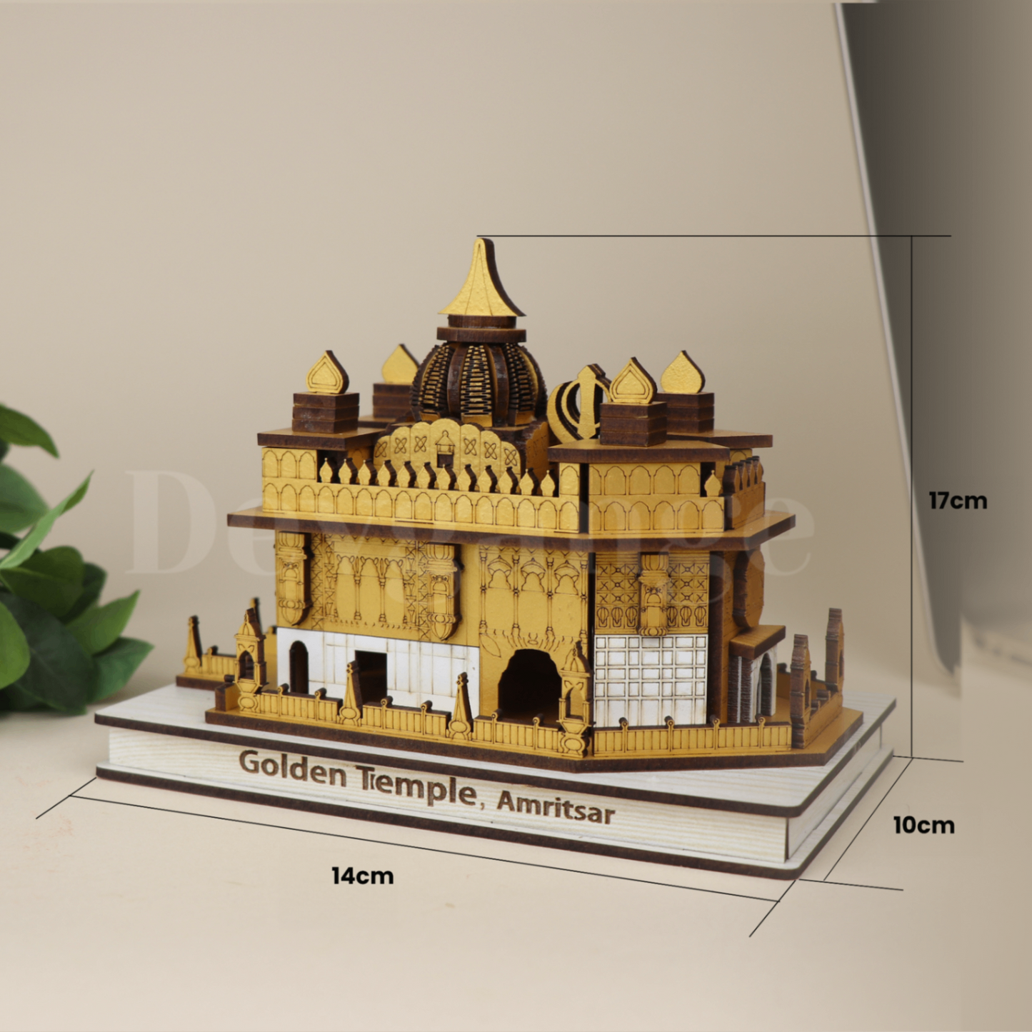 Wooden Golden Temple, Amritsar - (Big)