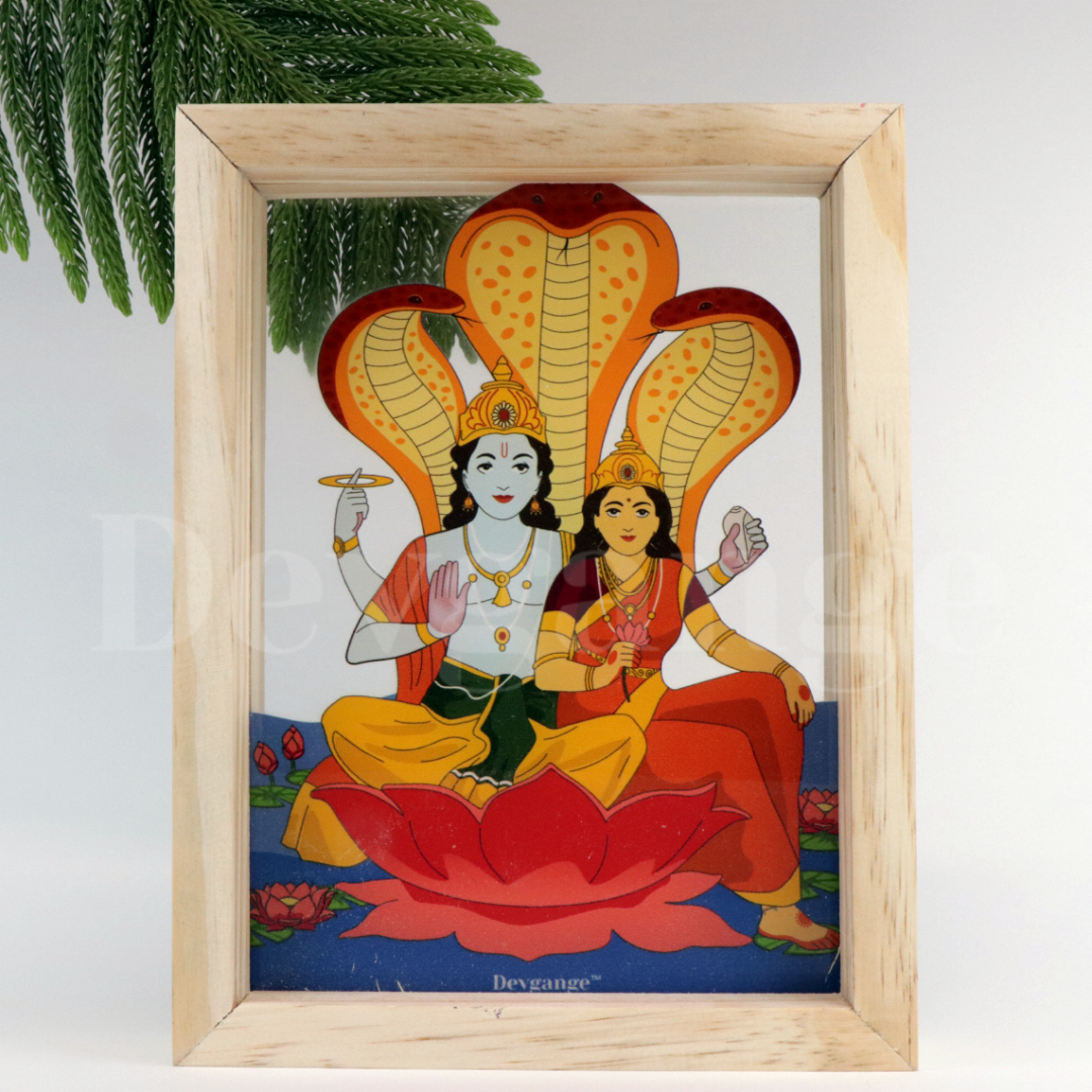 Ram Sita Transparent Photo Frame Table Top