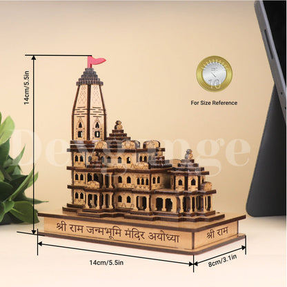Shree Ram Janmabhoomi Wooden Temple with LED light, Ayodhya